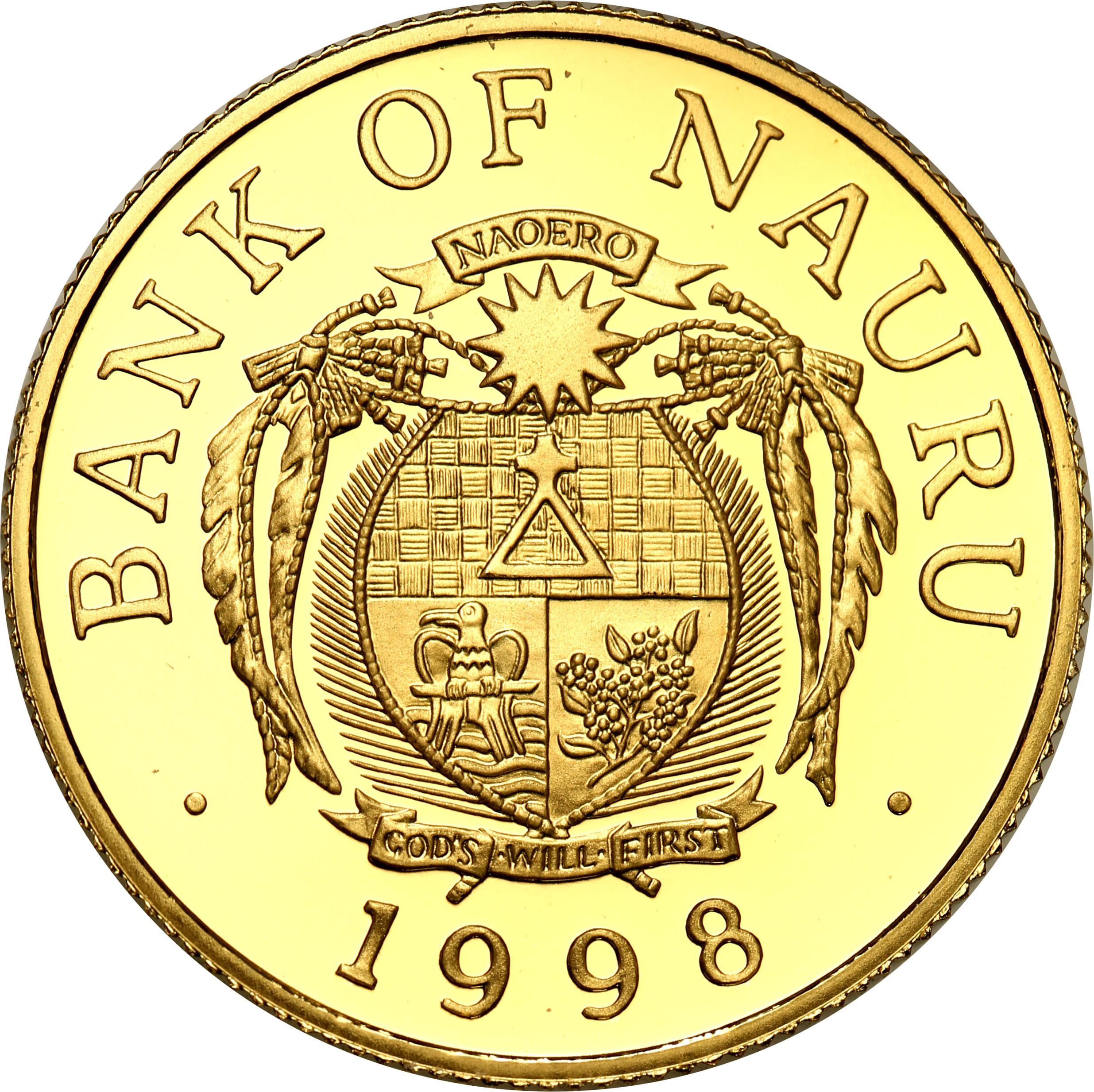 Nauru. 50 dolarów Elżbieta II 1940 - RZADKIE st.L