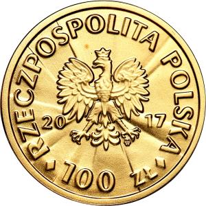 Polska. 100 złotych 2017 Roman Dmowski st.L