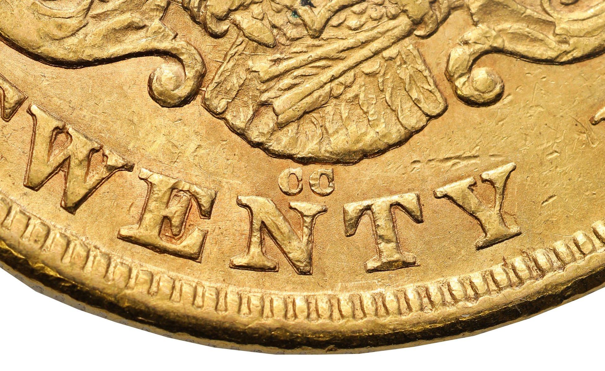 USA. Liberty 20 dolarów 1875 CC - CARSON CITY - RZADKOŚĆ