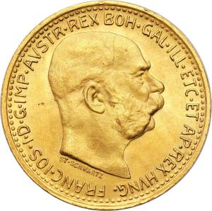Austria Franciszek Józef I 10 Koron 1912