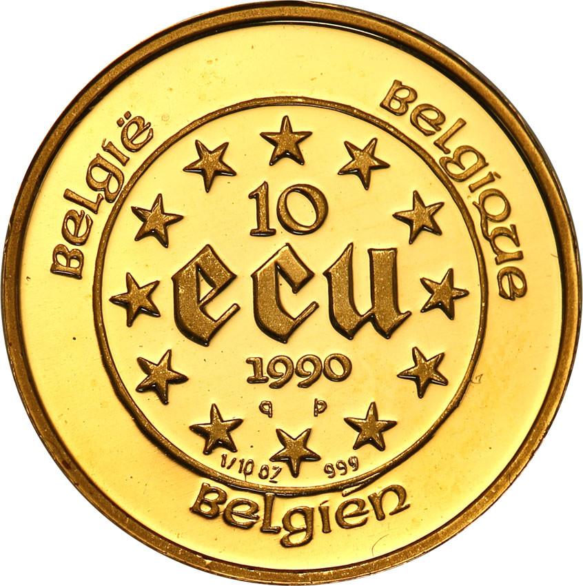 Belgia 10 Ecu 1990 (1/10 uncji złota) st.L