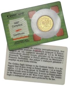 Polska. Złote 100 złotych 1995 Orzeł Bielik - 1/4 uncji złota