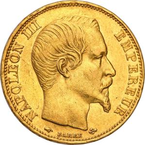 Francja 20 franków 1858 A Napoleon III st.2