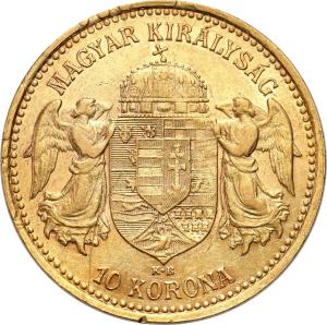 Węgry. Franciszek Józef 10 koron 1904 KB