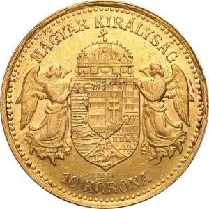 Węgry Franciszek Józef I 10 Koron 1905 KB