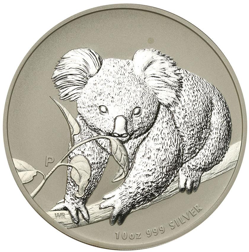 Australia 10 dolarów 2010 koala (10 oz Ag .999) st.L