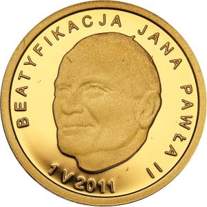 Polska 25 złotych 2011 Beatyfikacja Jana Pawła