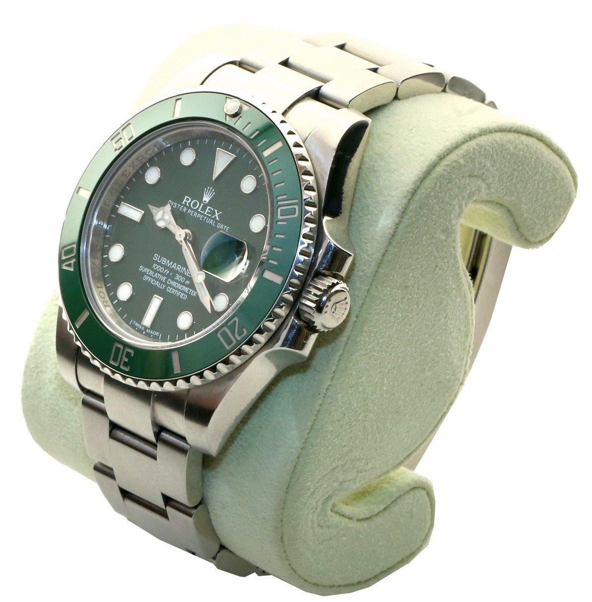 Zegarek Rolex Submariner zielony 116610LV "Hulk"