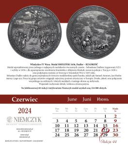Kalendarz numizmatyczny 2024 NIEMCZYK - limitowana edycja!