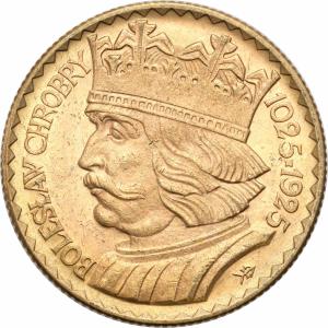II RP. 20 złotych 1925 Bolesław Chrobry - RZADKIE