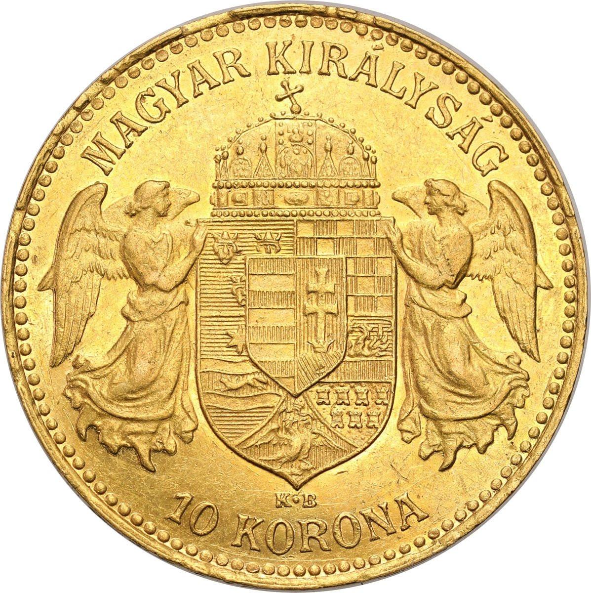 Węgry Franciszek Józef I 10 Koron 1906 KB