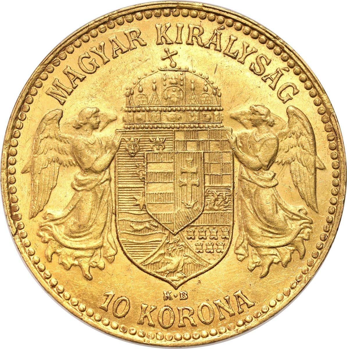 Węgry Franciszek Józef I 10 Koron 1911 KB