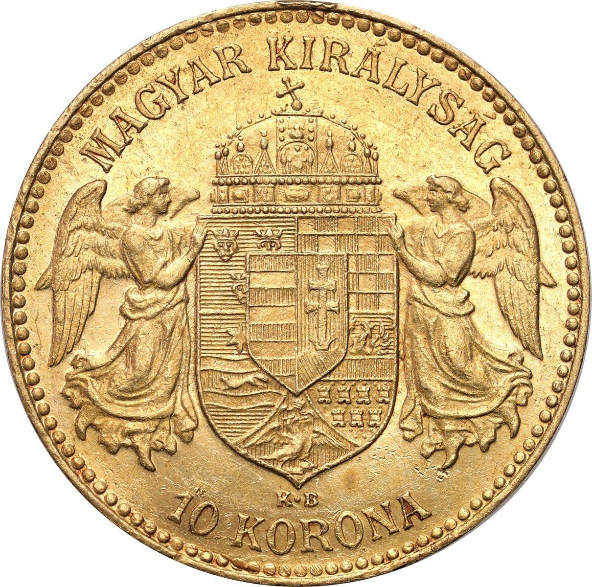 Węgry Franciszek Józef I 10 Koron 1910 KB