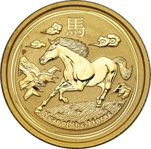 Australia. 15 dolarów 2014 rok KONIA - 1/10 uncji złota