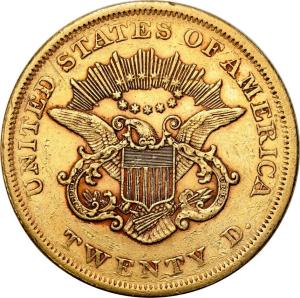 USA. 20 dolarów Liberty 1861 Filadelfia