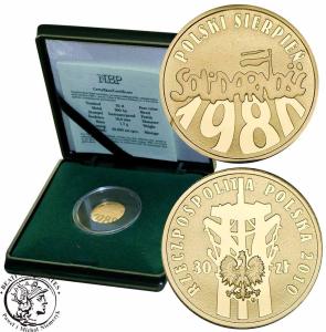 30 złotych 2010 Polski Sierpień 1980 Solidarność st.L