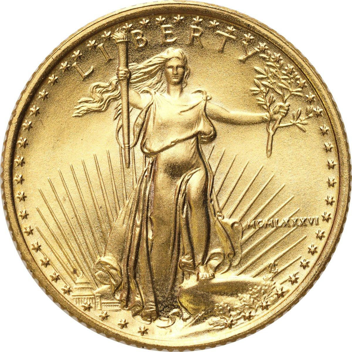 USA 5 dolarów 1986 (1/10 uncji złota) American Eagle