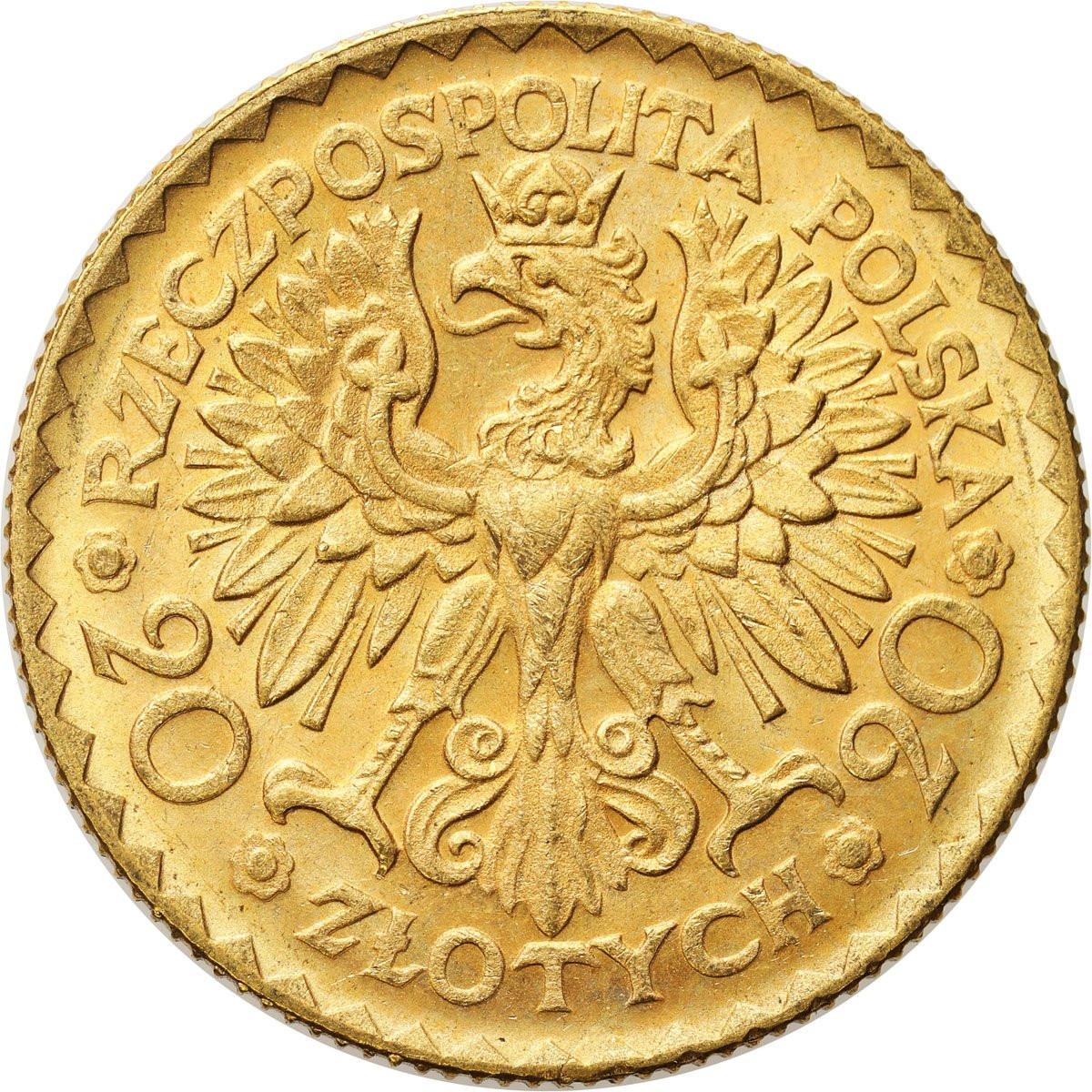 II RP. 20 złotych 1925 Bolesław Chrobry ORYGINALNE PUDEŁKO - RZADKIE