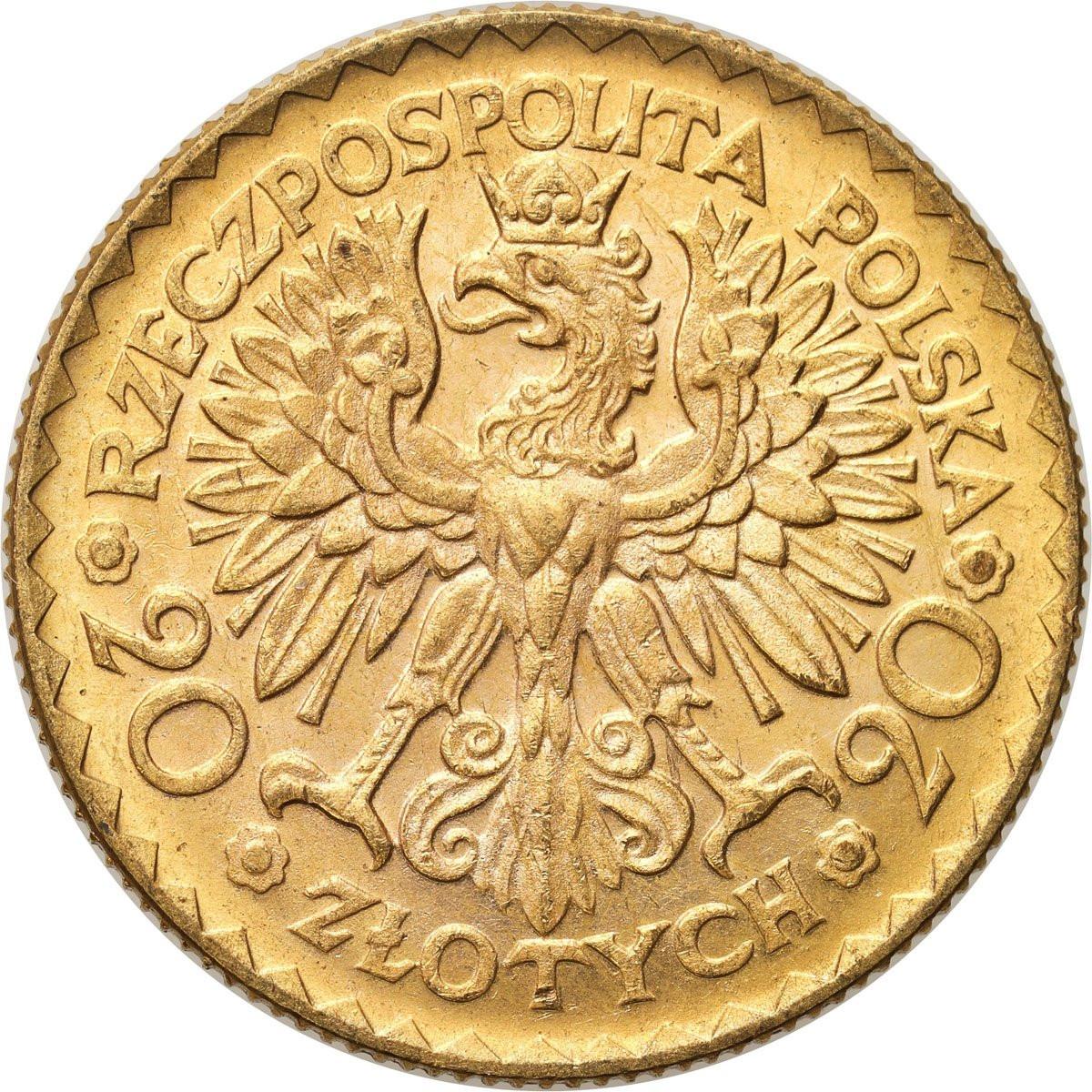 II RP. 20 złotych 1925 Bolesław Chrobry - RZADKIE