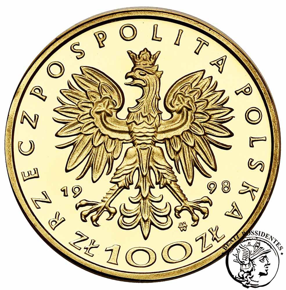 Polska III RP 100 złotych 1998 Zygmunt III Waza st.L/L-