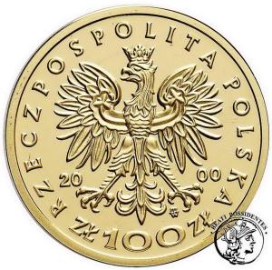 Polska III RP 100 złotych 2000 Jan II Kazimierz st.L