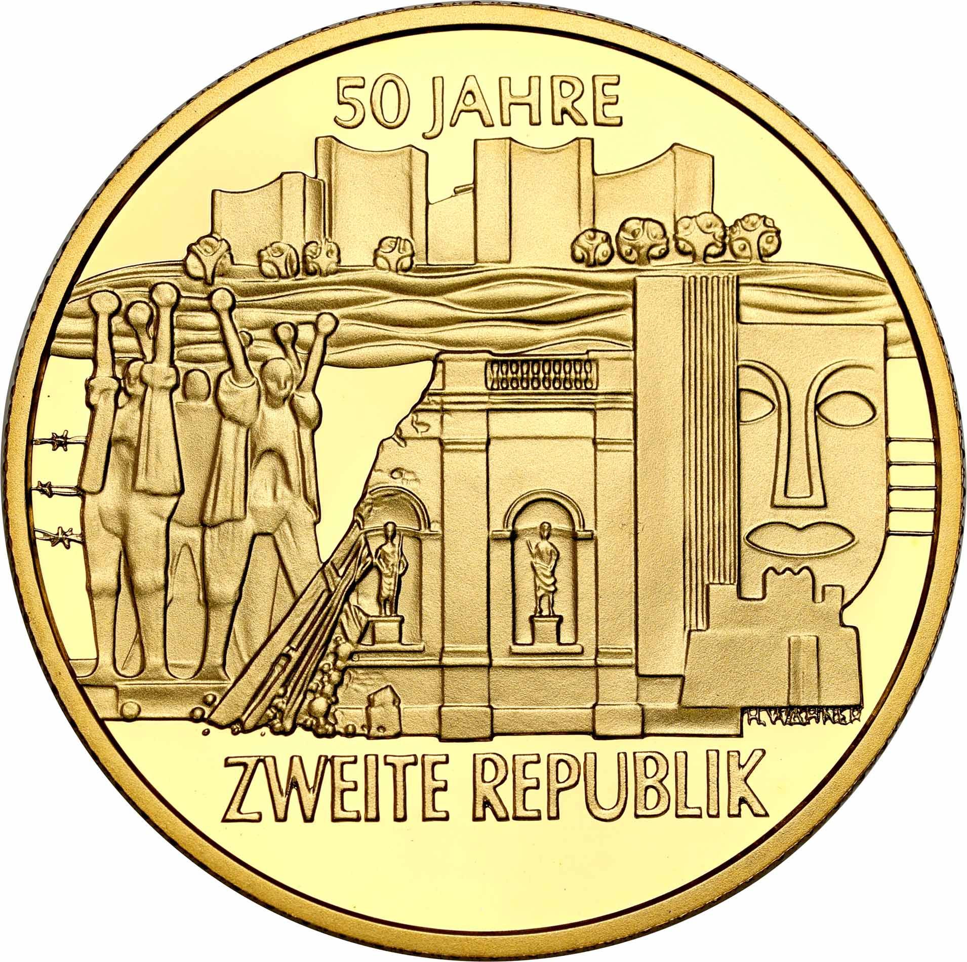 Austria. 1000 schilling (szylingów) 1995 - 50 lat II Republiki