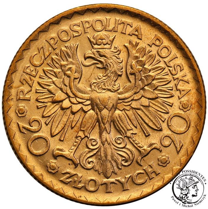 Polska II RP 20 złotych 1925 Chrobry st.1