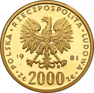 PRL. 2000 złotych 1981 Władysław Herman