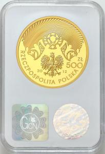 500 złotych 2012 UEFA EURO Piłka Nożna GCN PR70 - 2 uncje złota