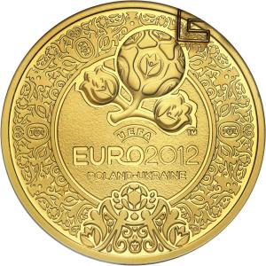 500 złotych 2012 UEFA EURO Piłka Nożna GCN PR70 - 2 uncje złota