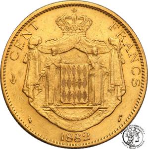 Monako Charles III 100 franków 1882 A Paryż st.2-