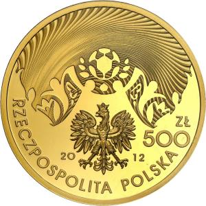 500 złotych 2012 UEFA EURO Piłka Nożna GCN PR70 - 2 uncje złota