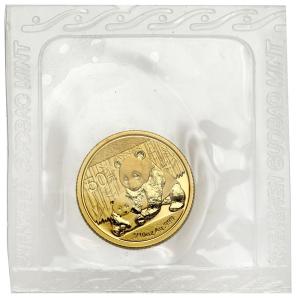 Chiny 50 yuan 2012 Panda - 1/10 uncji złota