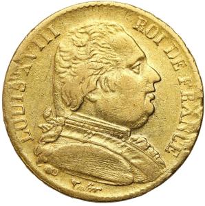 Francja. Ludwik XVIII 20 franków 1815 A, Paryż