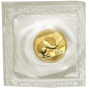 Chiny 50 yuan 2016 Panda