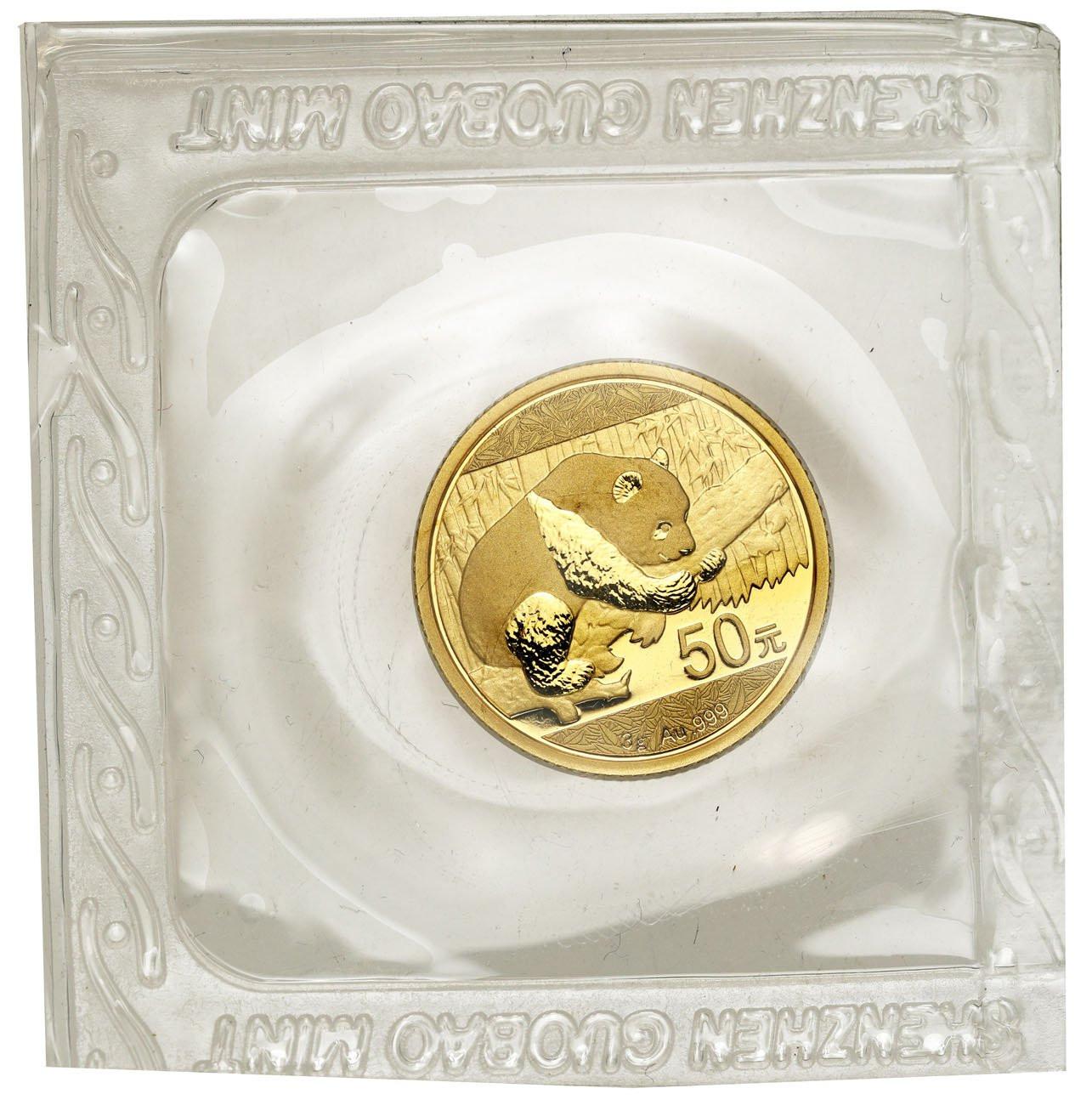 Chiny 50 yuan 2016 Panda