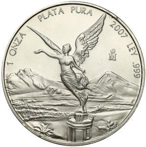 Meksyk 1 onza Plata różne roczniki UNCJA SREBRA st. 1/1-