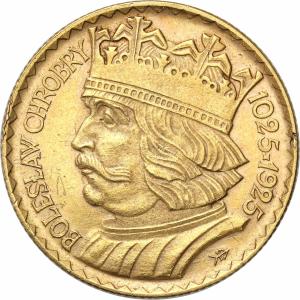 II RP. 10 złotych 1925 Bolesław Chrobry