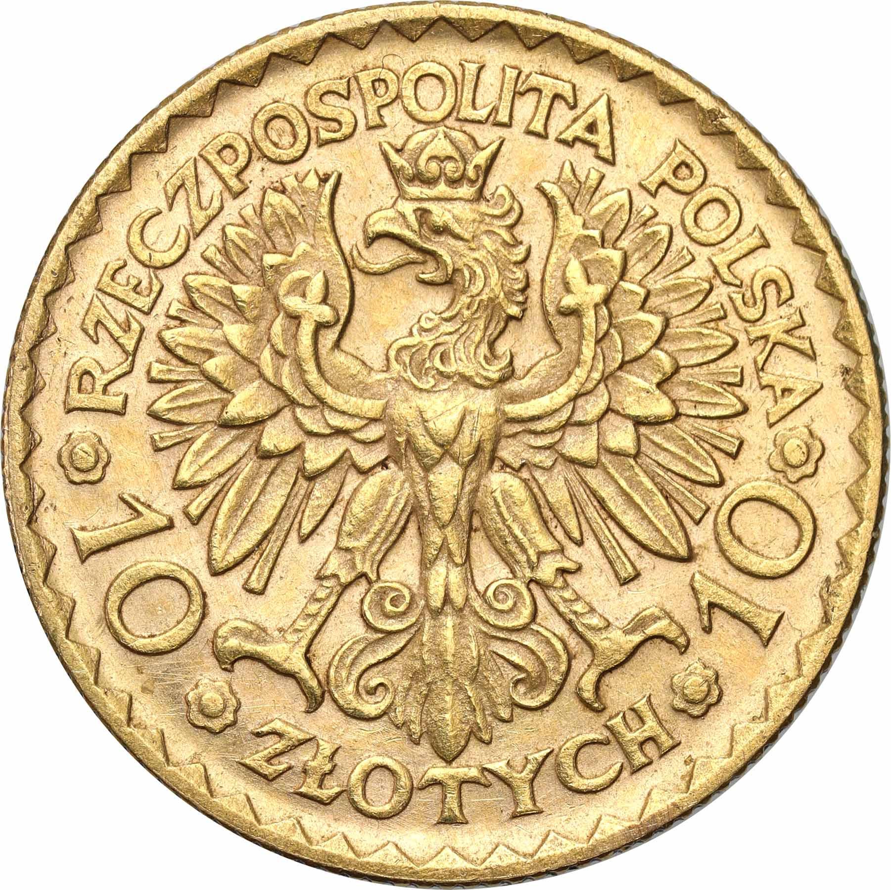 II RP. 10 złotych 1925 Bolesław Chrobry