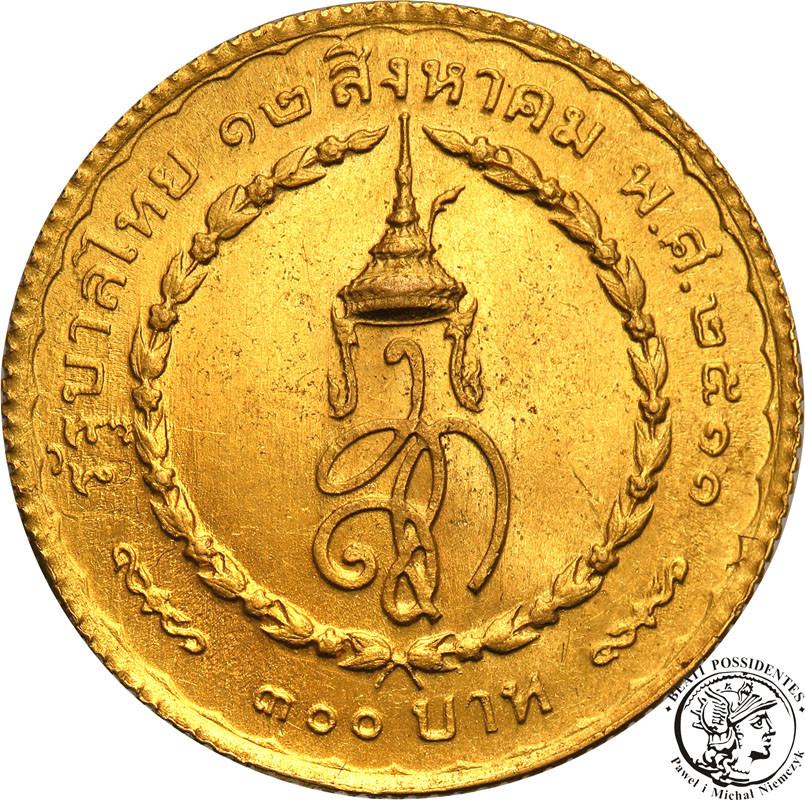 Tajlandia 300 Baht 1968 Królowa Sirikit st.1