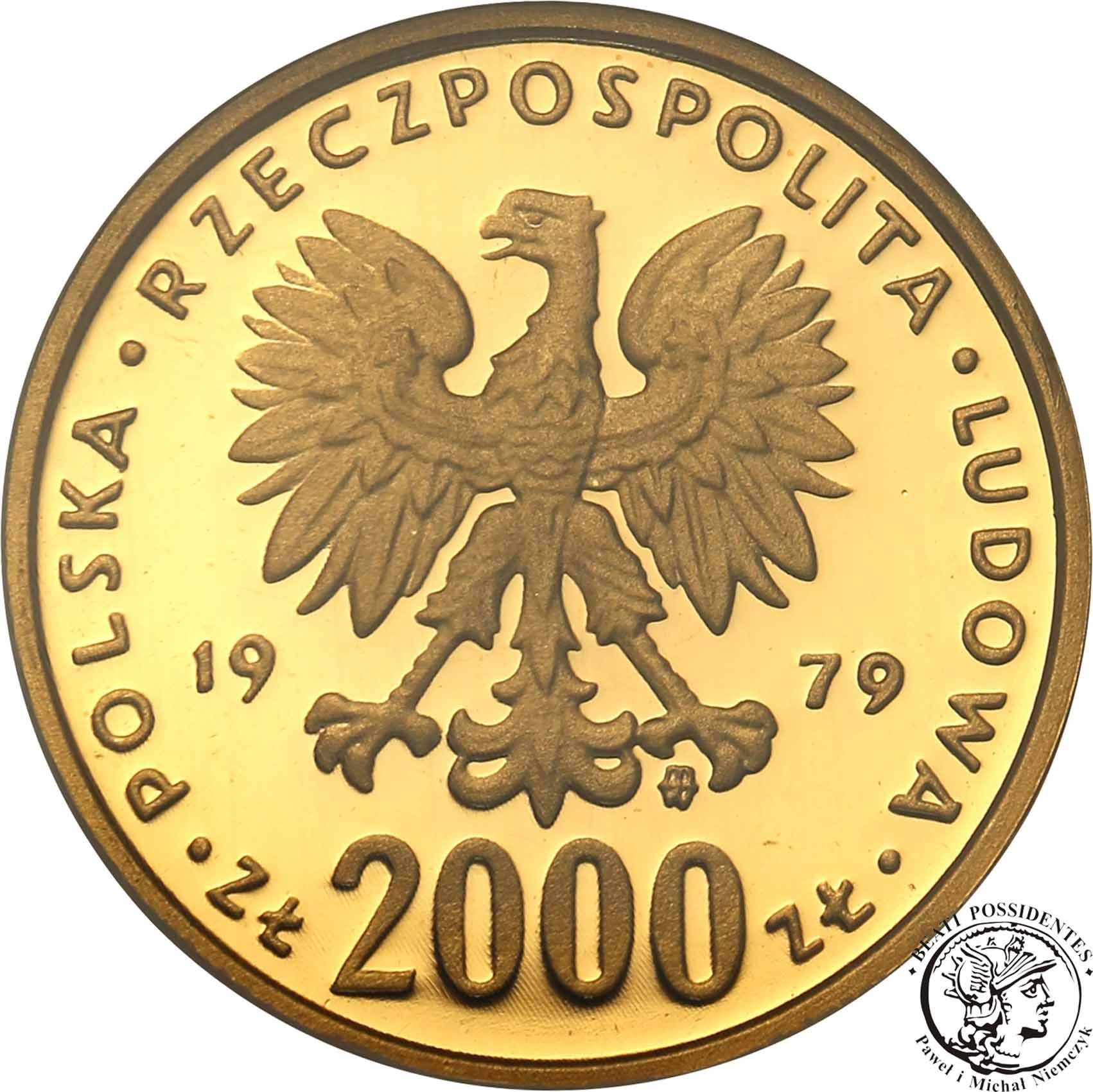 Polska PRL 2000 złotych 1979 Skłodowska PR70