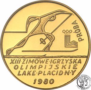 PRÓBA 2000 złotych 1980 Lake Placid PR70