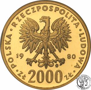 PRÓBA 2000 złotych 1980 Lake Placid PR70