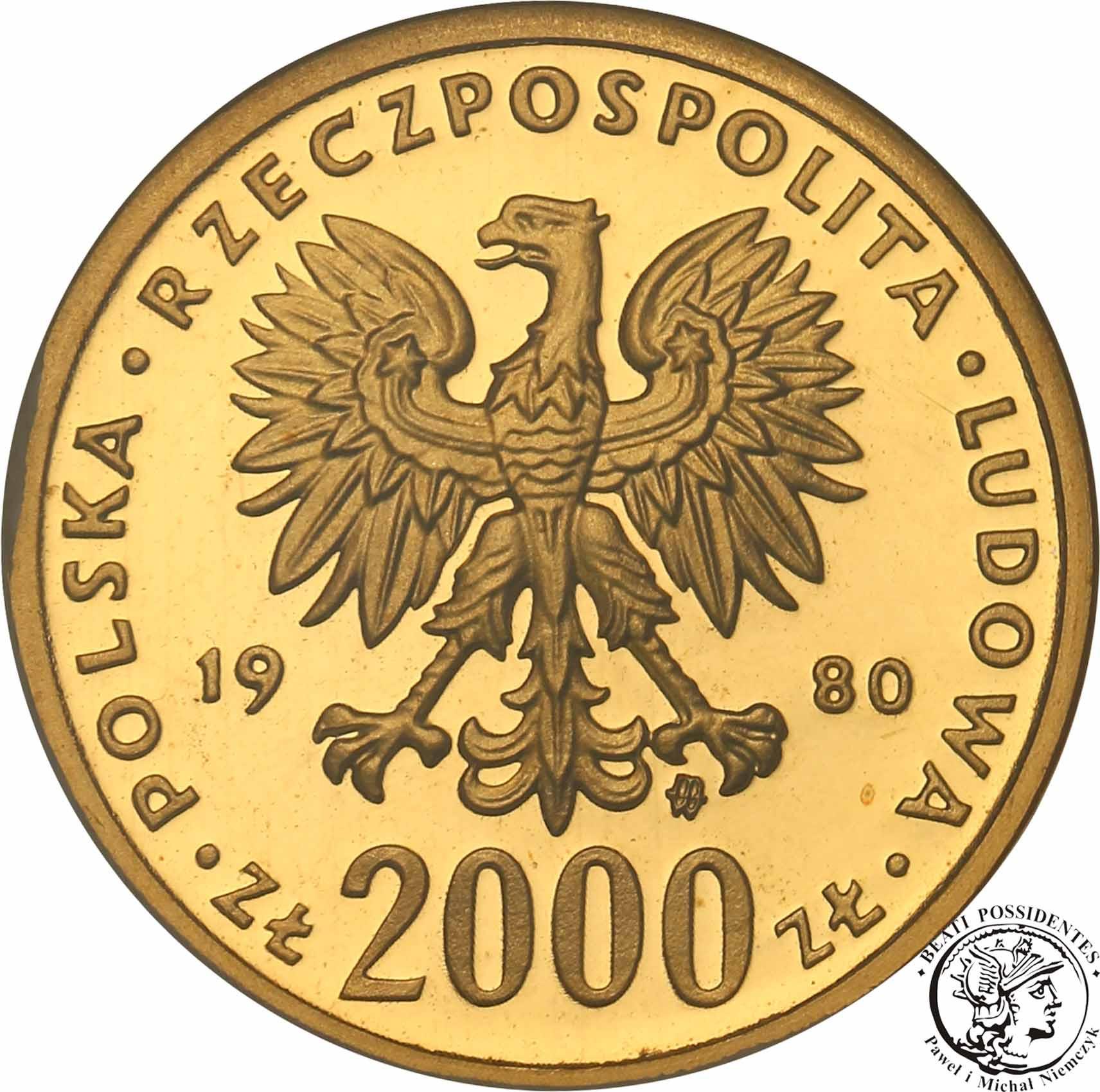 PRÓBA 2000 złotych 1980 Lake Placid PR70