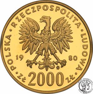 2000 złotych 1980 Lake Placid PR70