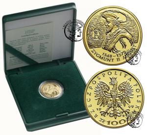 Polska III RP 100 złotych 1999 Zygmunt II August st.L