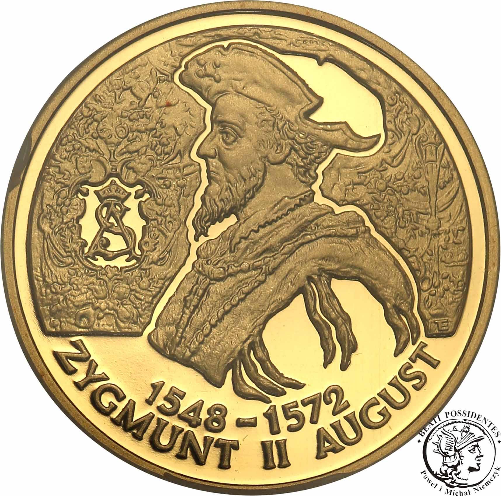 Polska III RP 100 złotych 1999 Zygmunt II August PR70