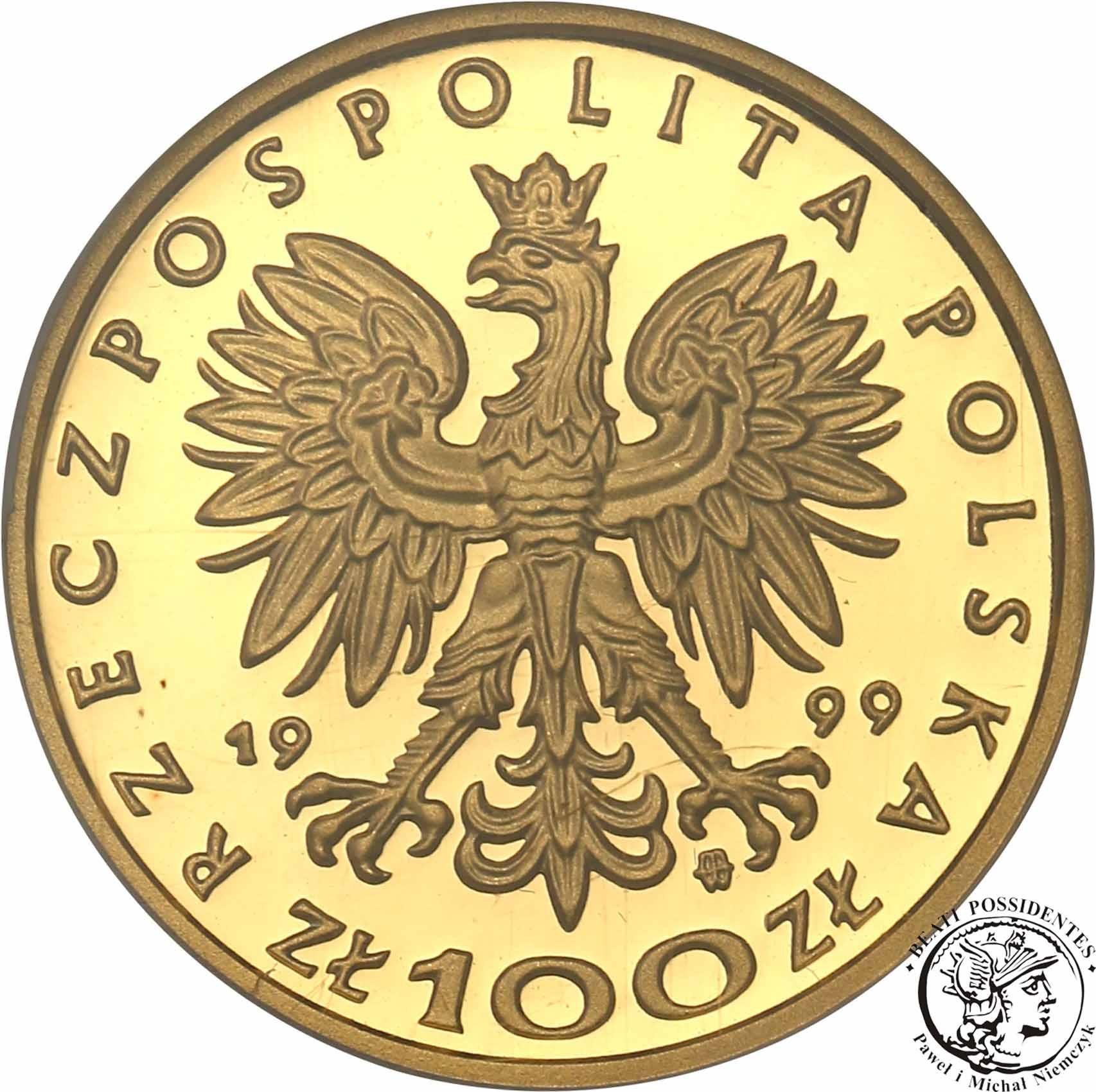 Polska 100 złotych 1999 Władysław IV Waza PR70