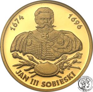 Polska III RP 100 złotych 2001 Jan III Sobieski GCN PR70