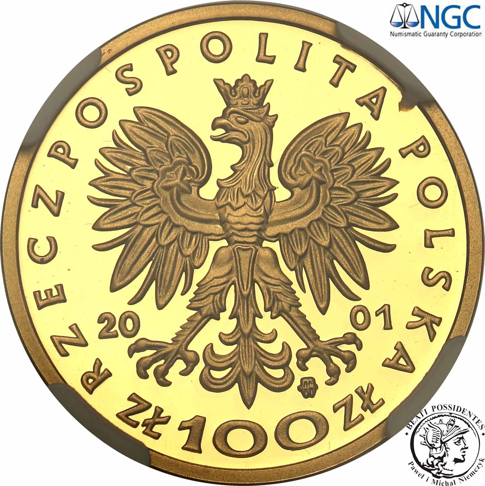 100 złotych 2001 Bolesław III Krzywousty NGC PR69 ULTRA CAMEO